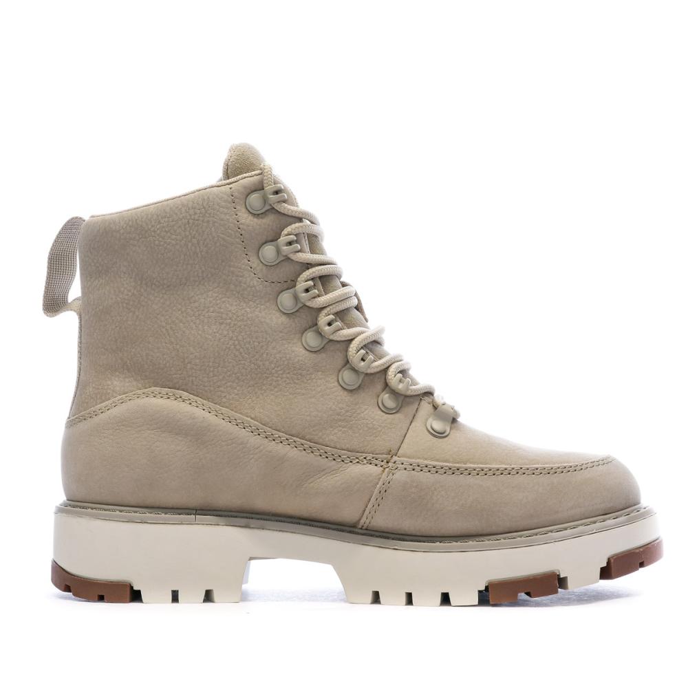 Boots Beige Femme Levi's Solvi High vue 2