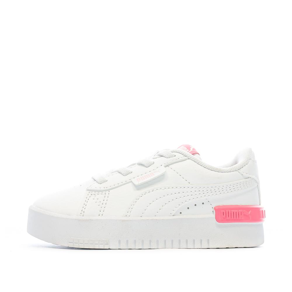 Baskets Blanches Fille Puma Inf Jada pas cher