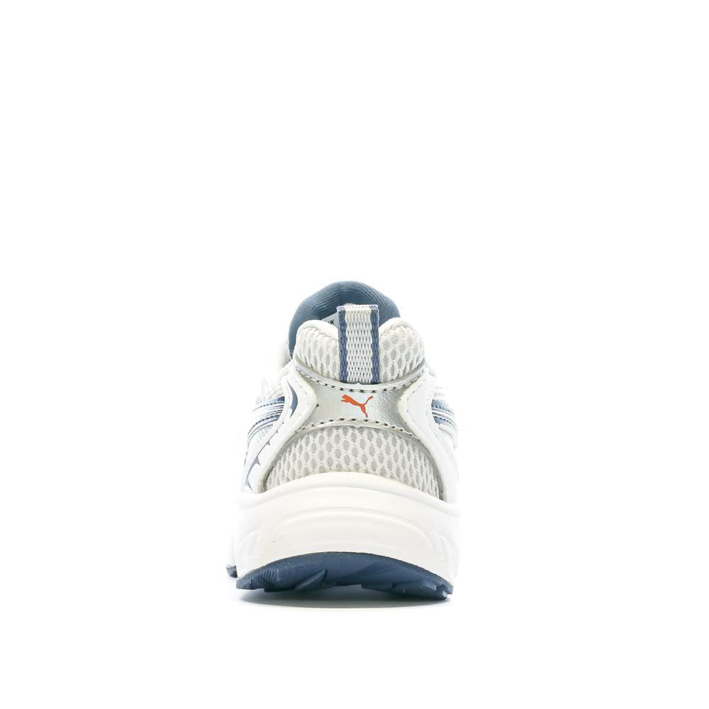 Baskets Blanche/Bleu Garçon Puma Morphic vue 3