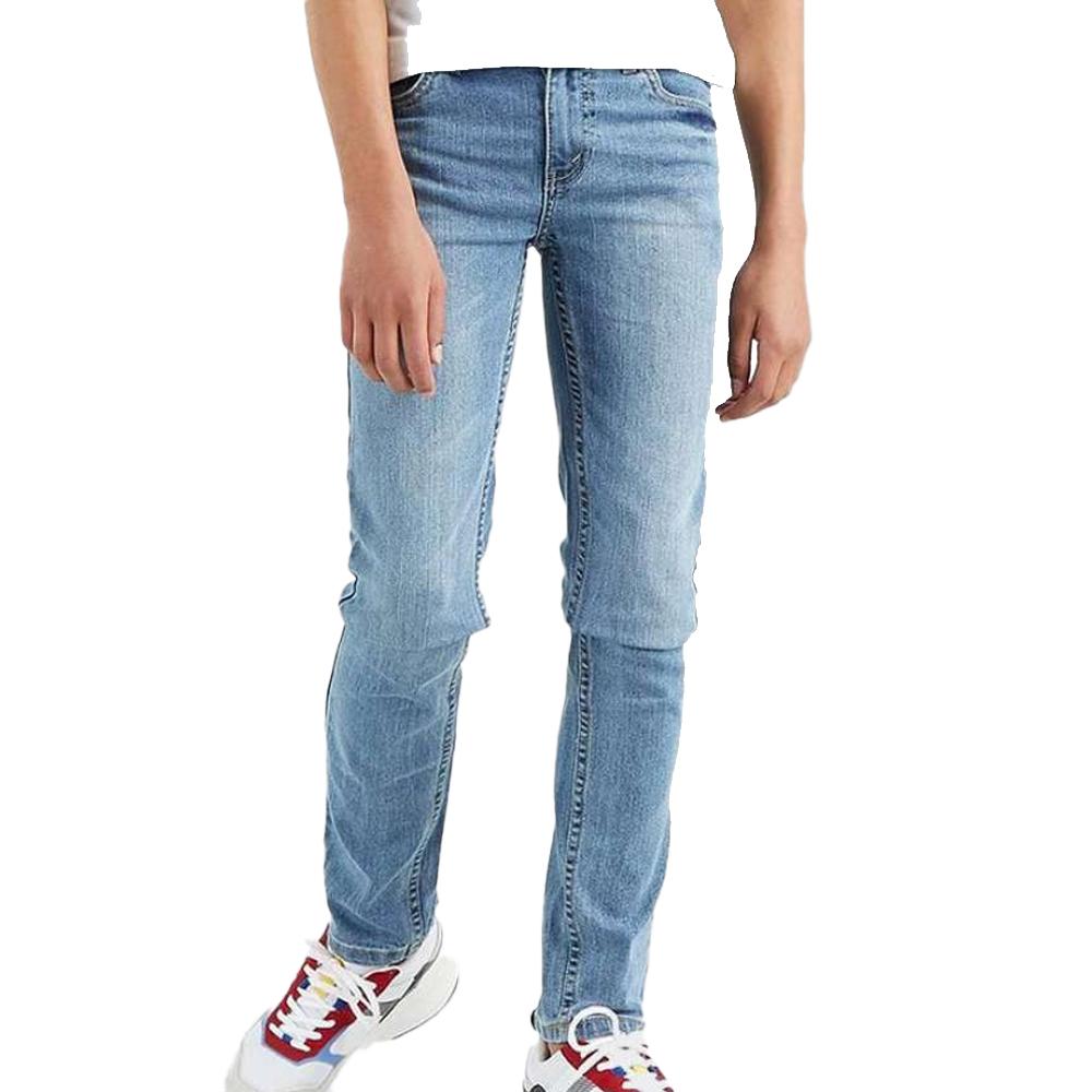 Jean Skinny Bleu Délavé Garçon Levi's Original 510 pas cher