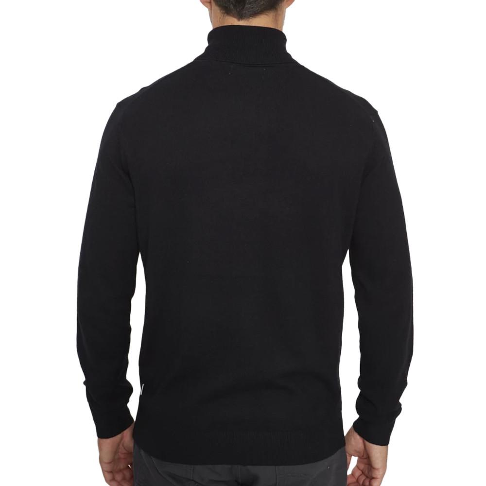 Pull Col Roulé Noir Homme Jack & Jones Whemil vue 2