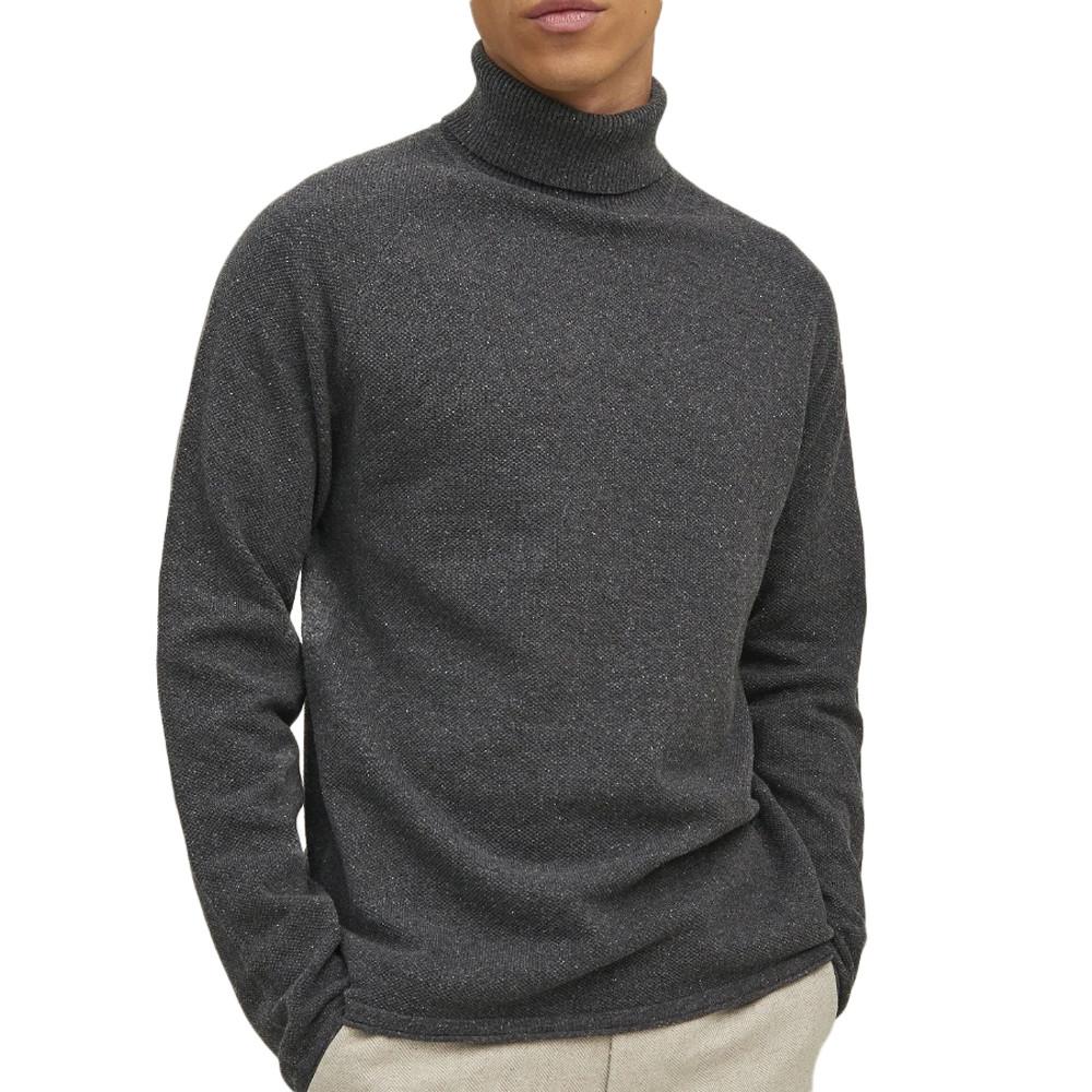 Pull Col roule Gris Homme Jack Jones Roll Espace des marques