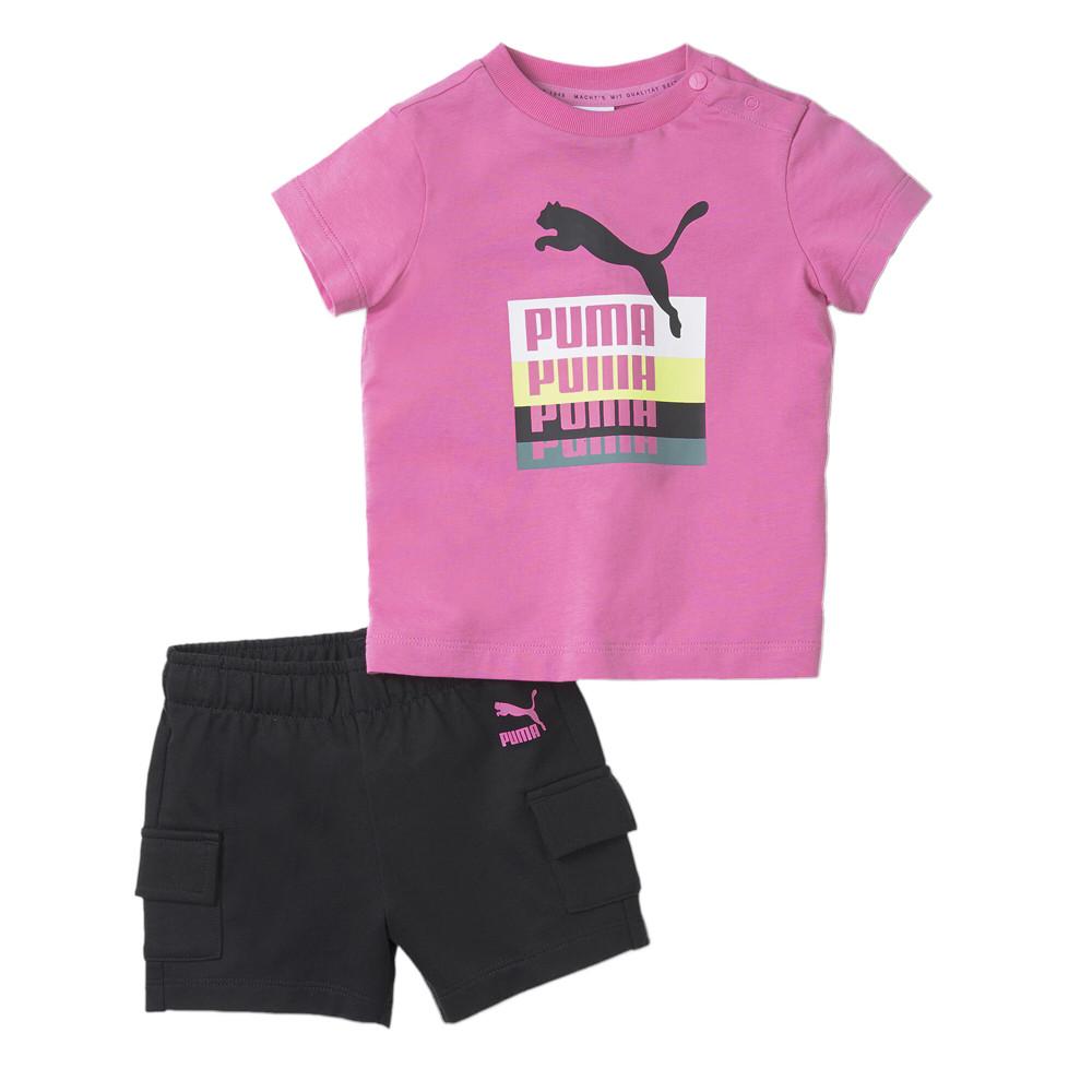 Ensembles Rose/Noir Fille bebe Puma Prime pas cher