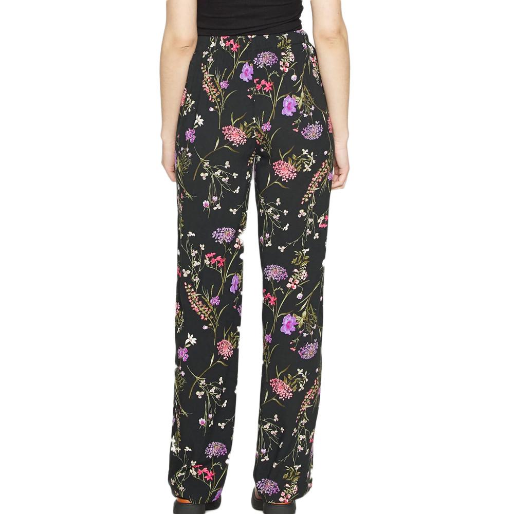 Pantalon Noir à Motifs Femme Vero Moda Easy Hw vue 2