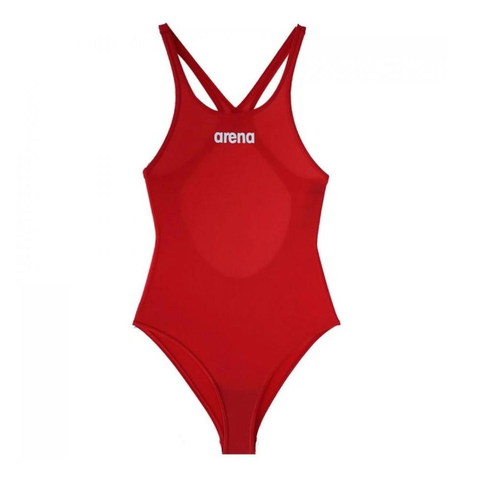 Maillot de bain 1 Pièce Rouge Fille Arena Solid Pro pas cher