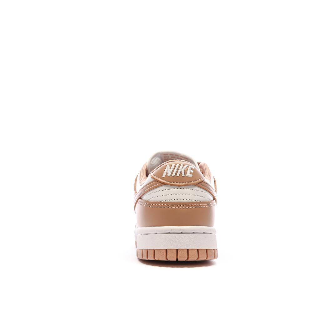 Baskets Rose/Blanche Femme Nike Dunk Low vue 3