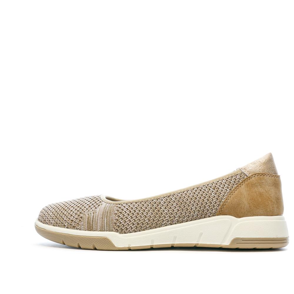 Ballerines Beige Femme RILIFE Horasie pas cher