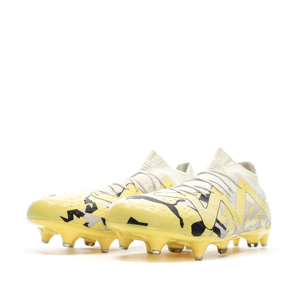 Chaussures de football Grise/Jaune Homme Puma Future Match vue 6