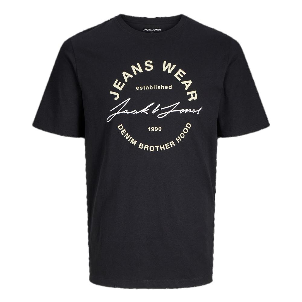 T-shirt Noir Garçon Jack & Jones 12264213 pas cher