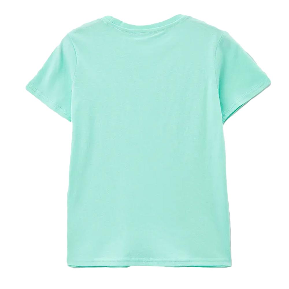 T-shirt Vert Garçon Guess L73I55K8HM0 vue 2