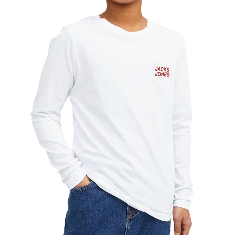 T-shirt Blanc Garçon Jack & Jones Colauge pas cher