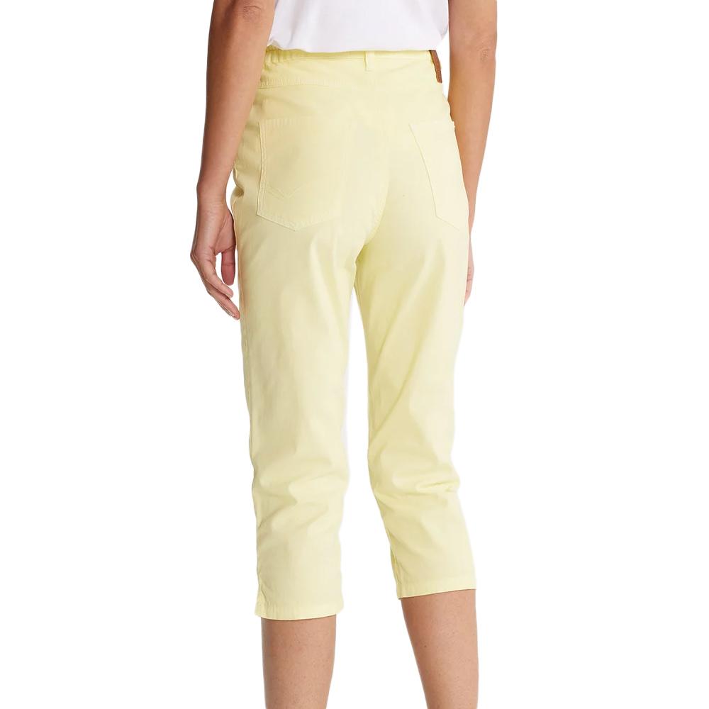 Pantacourt Jaune Femme Tbs Gemmecor vue 2