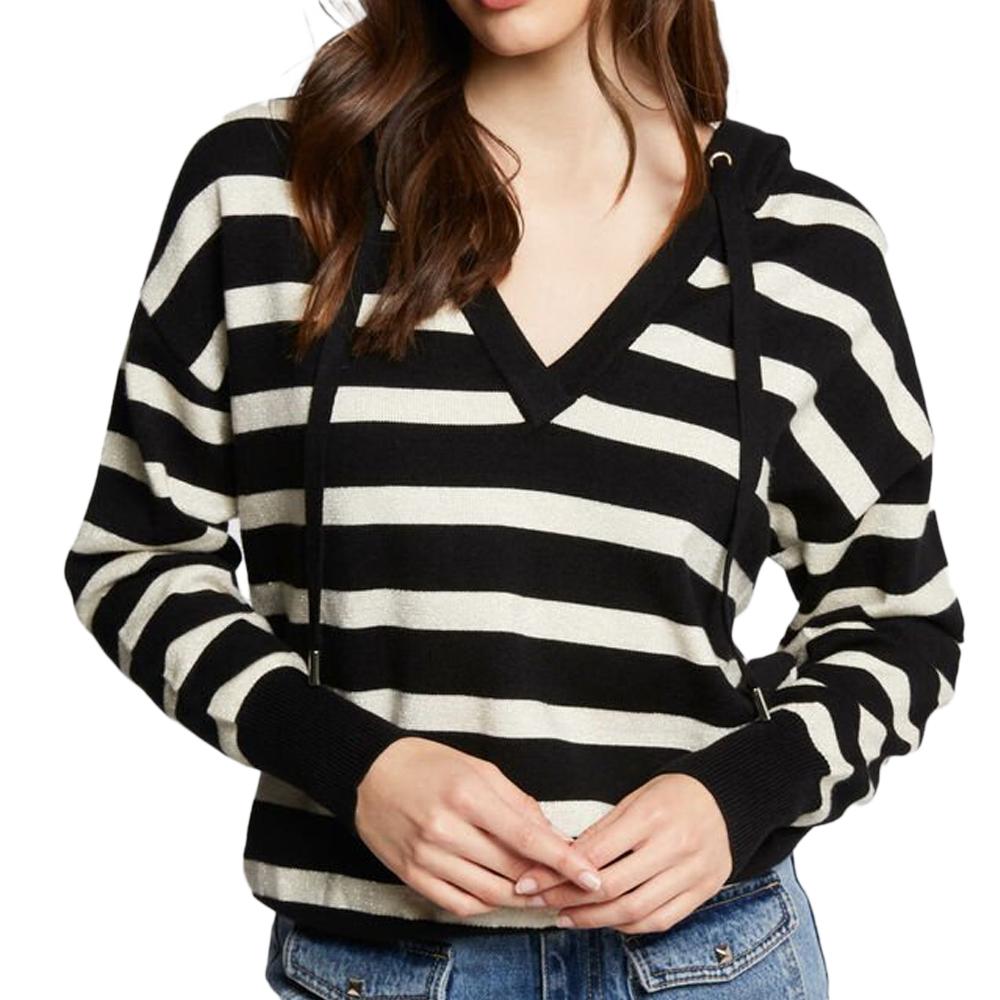 Pull Noir Femme Morgan Pull Col V 241-MBALLON-NIV pas cher