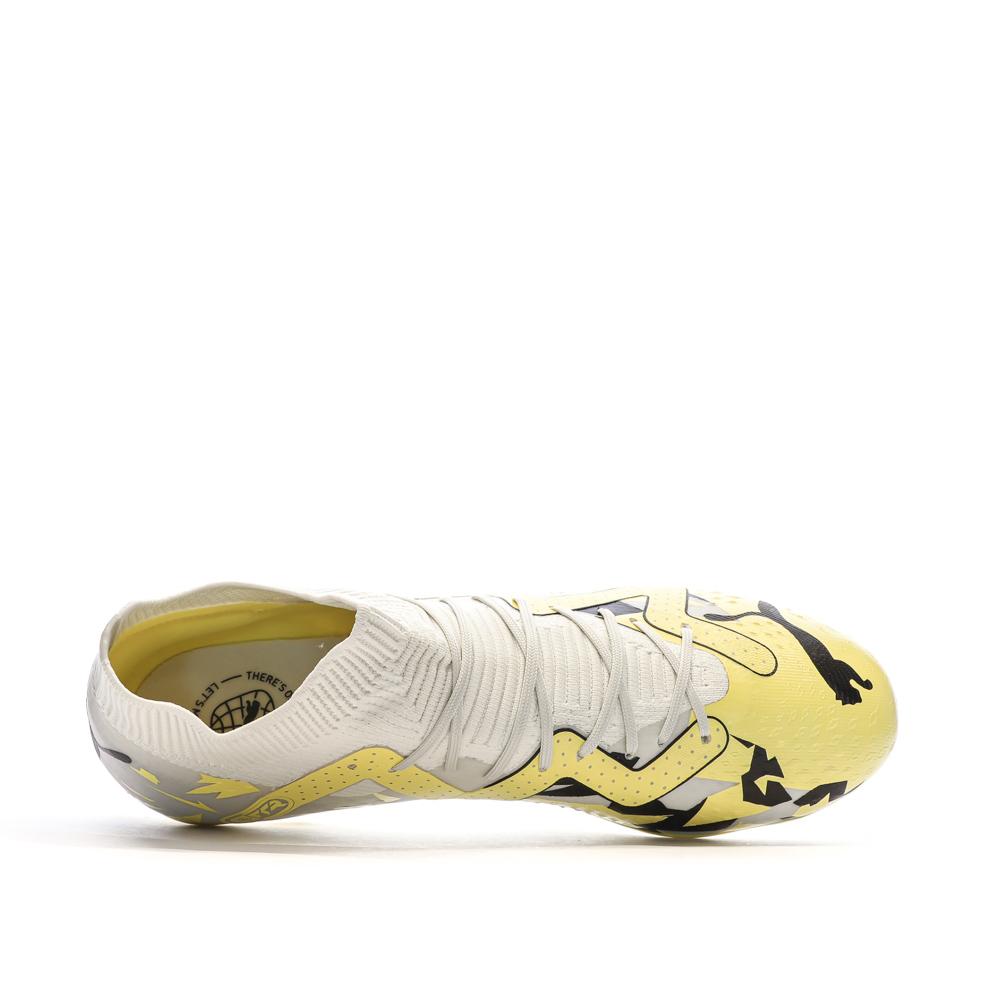 Chaussures de football Grise/Jaune Homme Puma Future Match vue 4