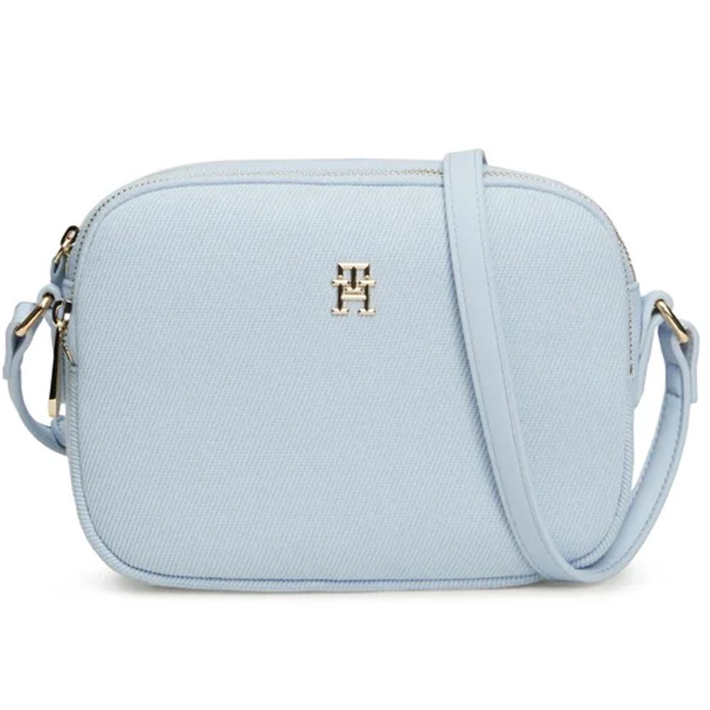 Sac Bandoulière Bleu Tommy Hilfiger Poppy Canvas pas cher