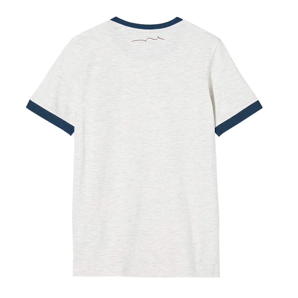 T-Shirt blanc chiné garçon Teddy Smith Ticlass3 vue 2