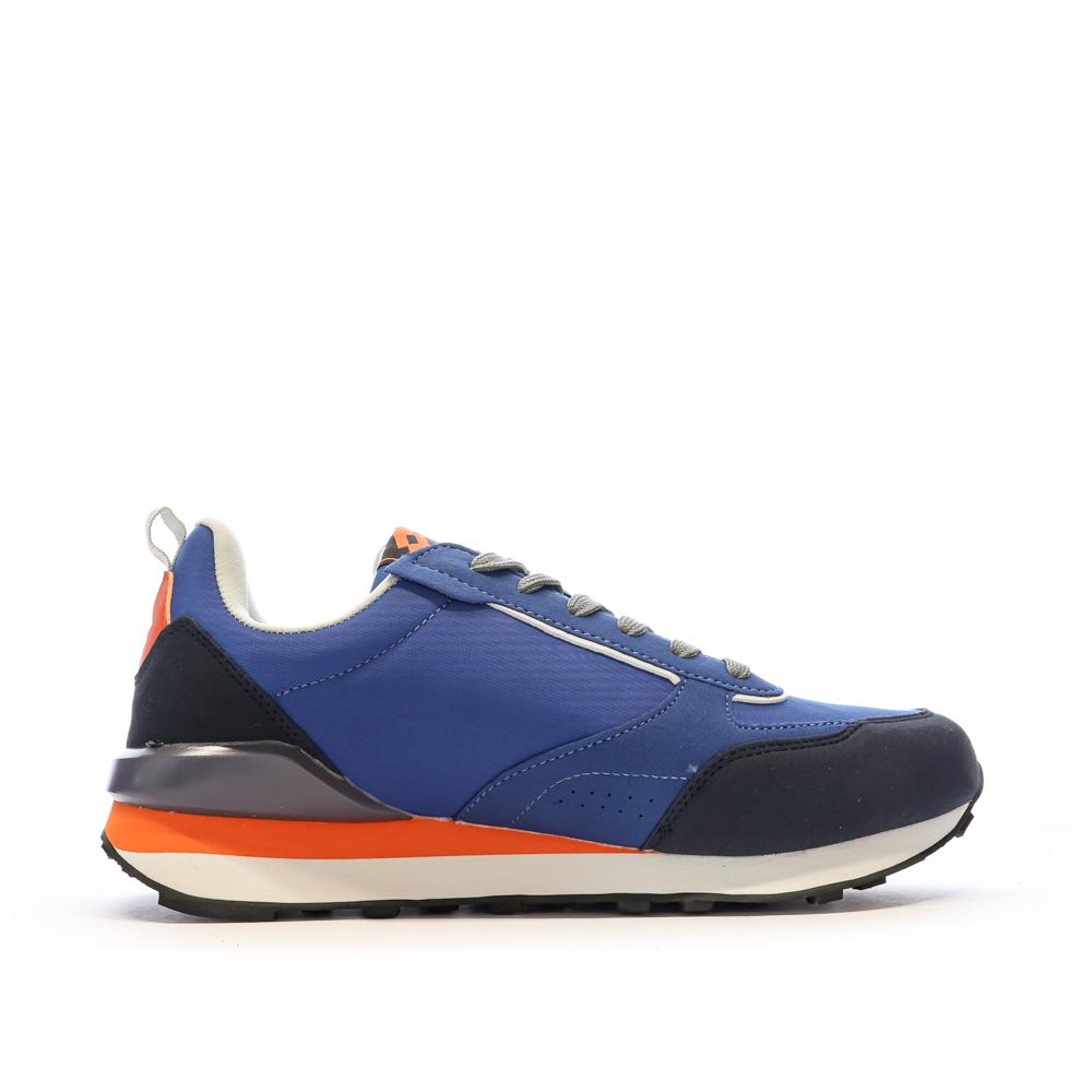 Baskets Bleu/Blanc/Orange Homme Lotto Twenty 5 vue 2