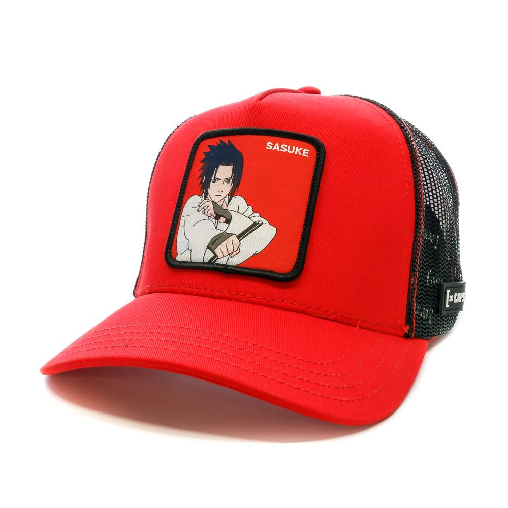 Casquette Noire/Rouge Homme Capslab Sasuke pas cher