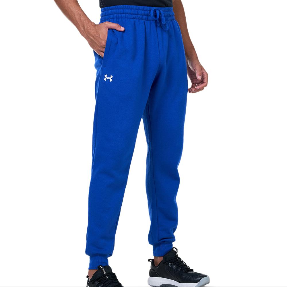 Jogging Bleu Homme Under Armour Rival 1379774 pas cher