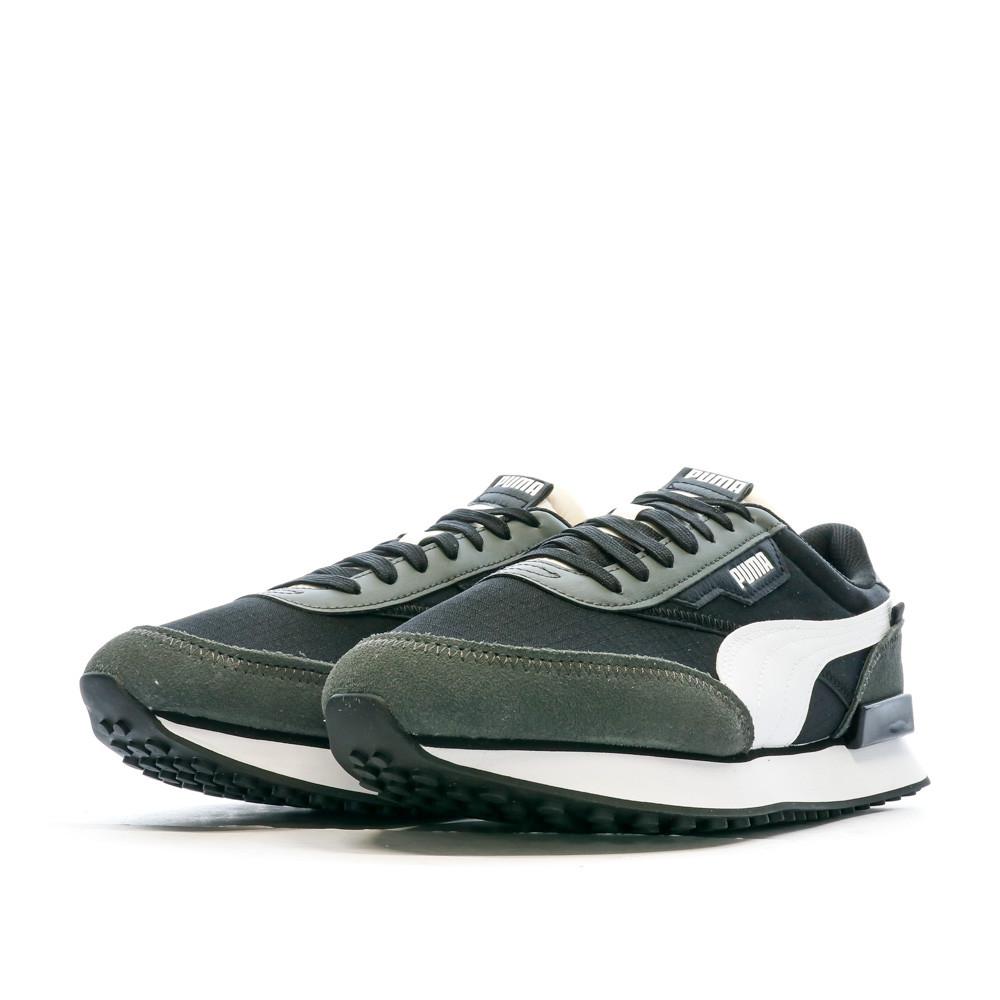 Baskets Noir/Blanc Homme Puma Future Rider Play On vue 6