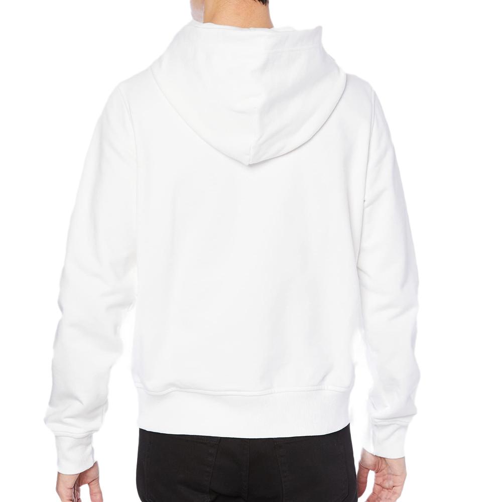 Sweat Zippé Blanc Homme Diesel Salby vue 2