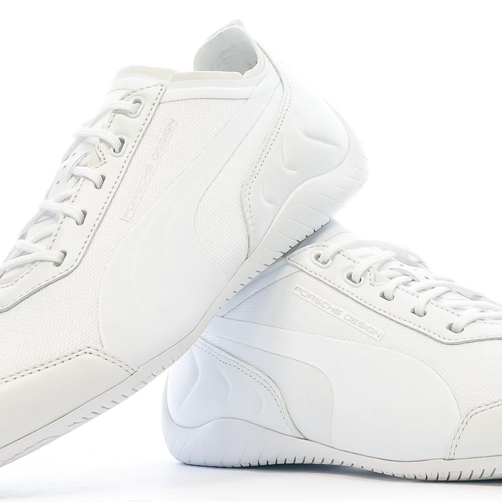 Baskets Blanches Homme Puma Speedcat X Porsche vue 7