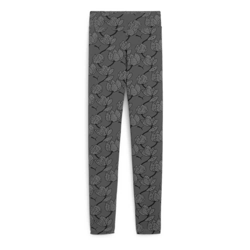 Legging Gris à Motifs Fille Puma Blossom Aop pas cher