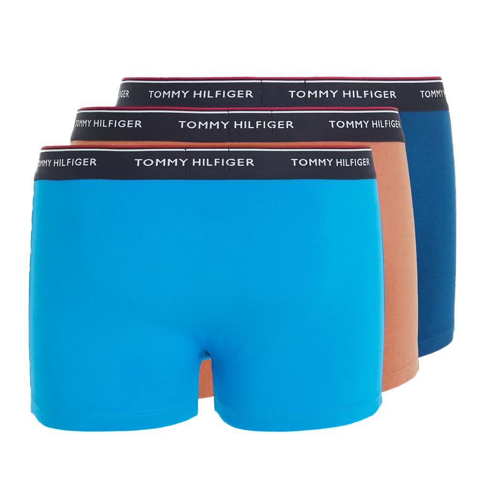X3 Boxers Bleu/Orange Homme Tommy Hilfiger Trunk vue 2
