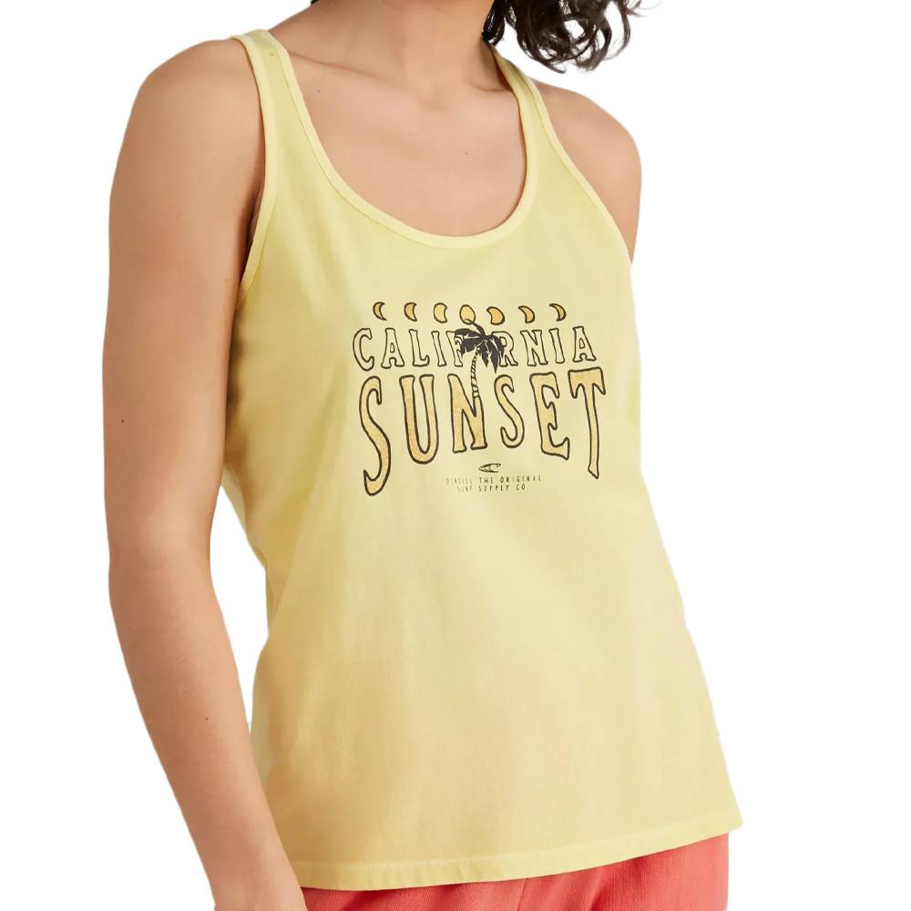 Débardeur Jaune Femme O'Neill Sunrise Tanktop pas cher