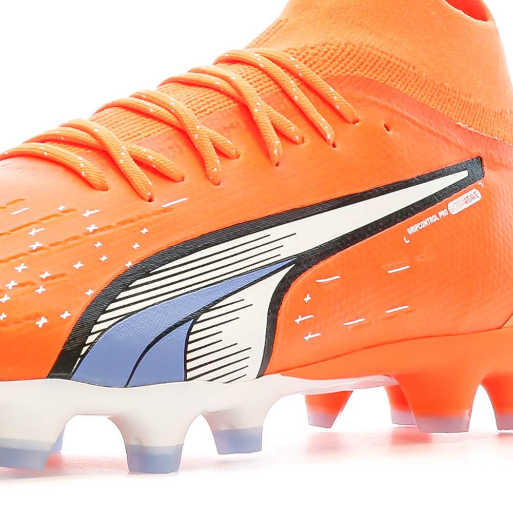 Chaussures de Football Orange Homme Puma Ultra Pro Fg vue 7