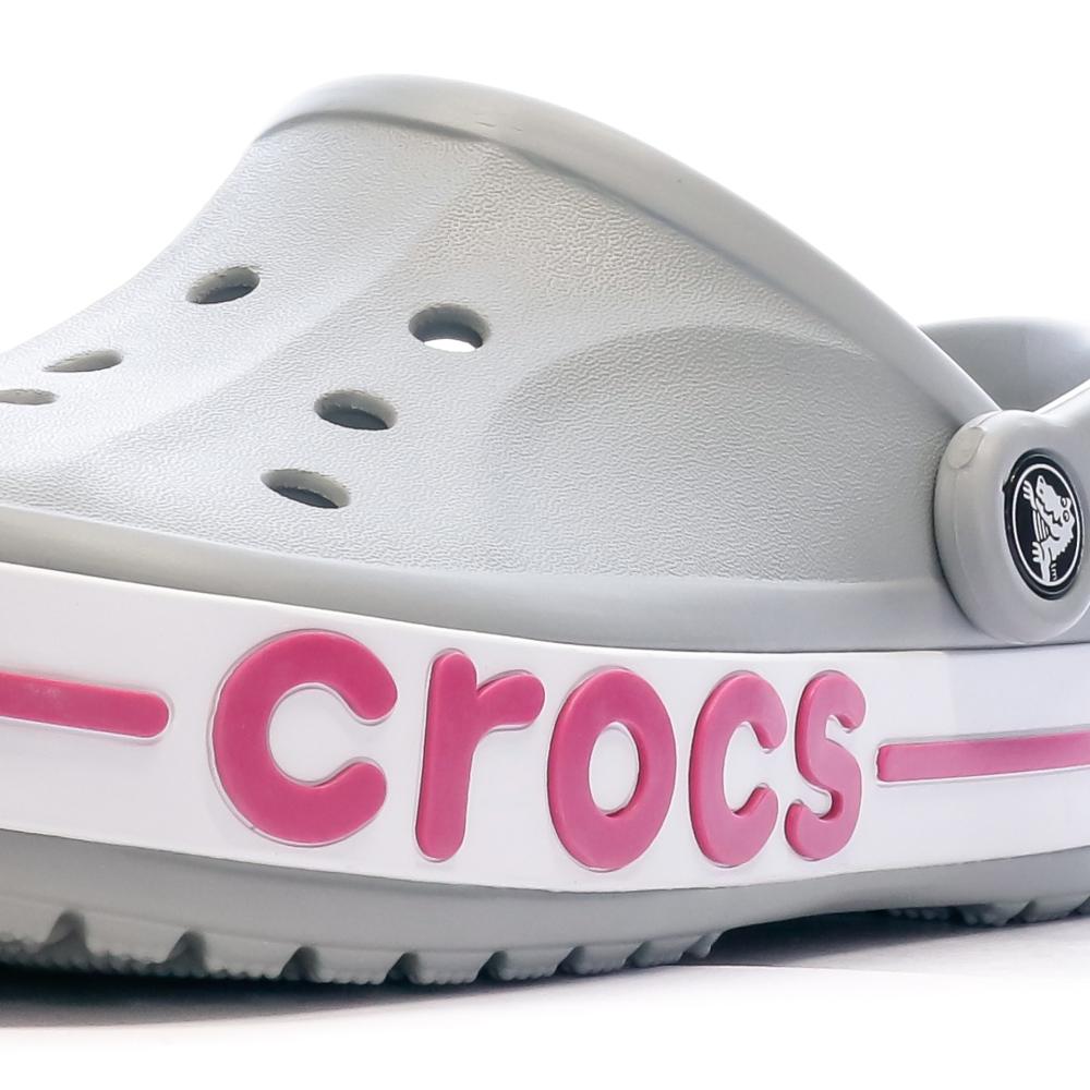 Sandales Crocs Grises Femme Bayaband Clog vue 7