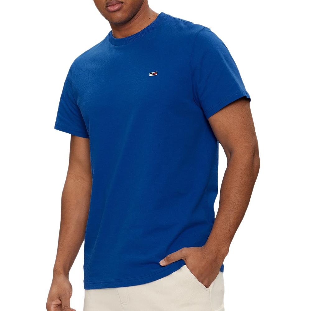 T-shirt Bleu Roi Homme Tommy Jeans Classic pas cher