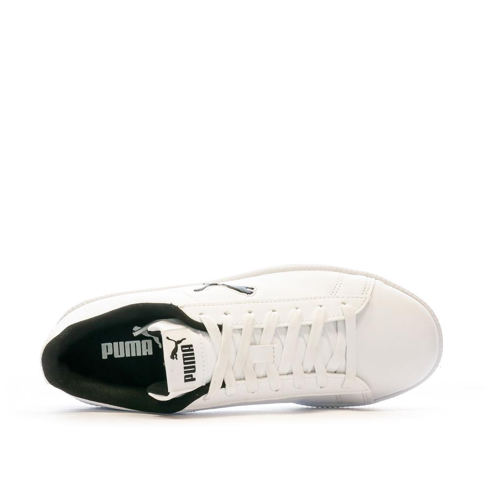 Baskets Blanches/Noires Garçon Puma Cat vue 4