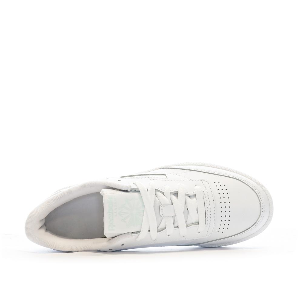 Baskets Blanches Femme Reebok Club vue 4