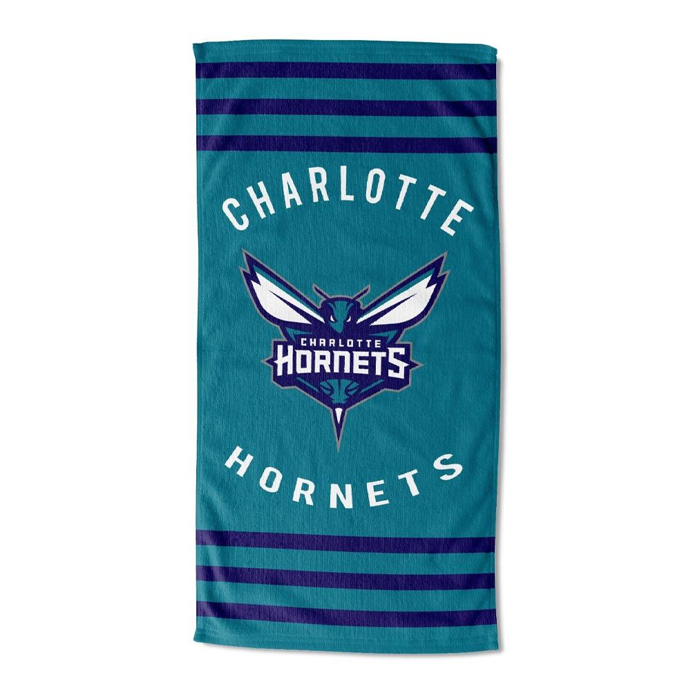 Serviette de Plage Violet/Bleu Mixte NBA Charlotte Hornets pas cher