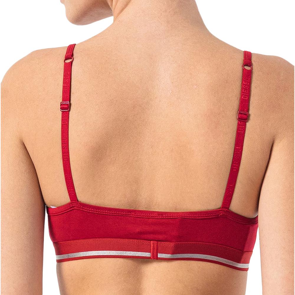 Brassière Rouge Femme Diesel Reggiseno vue 2