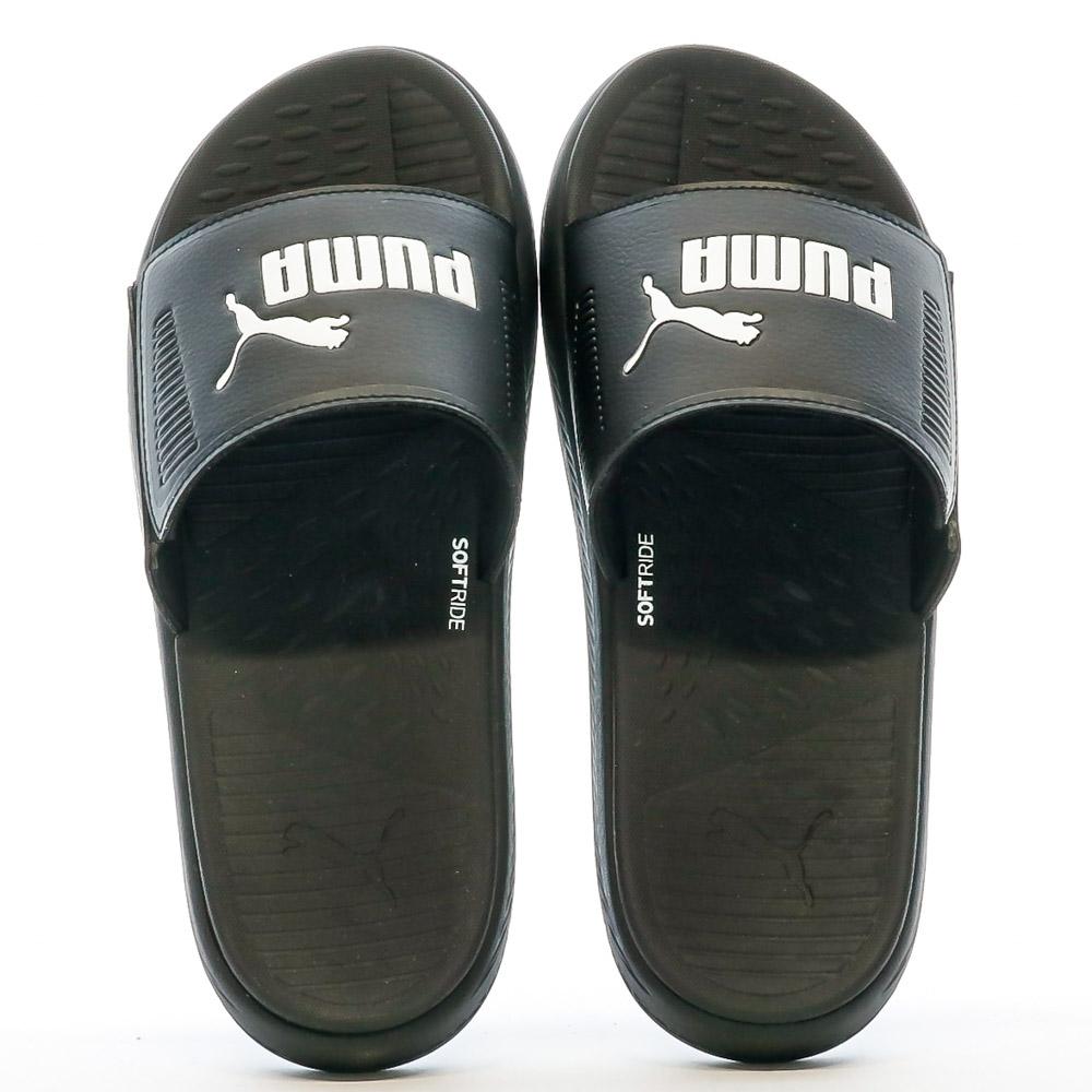 Tongs Noir Homme Puma Puma Softride Slide vue 3