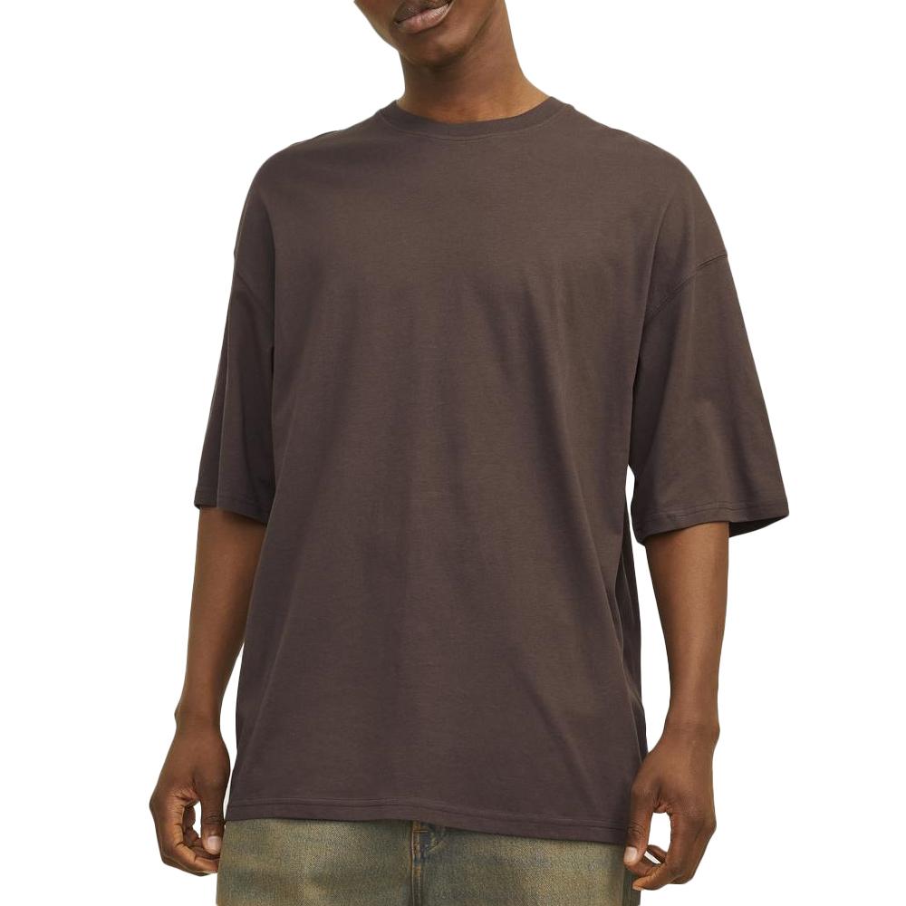 T-shirt Marron Homme Jack & Jones Jecharge pas cher