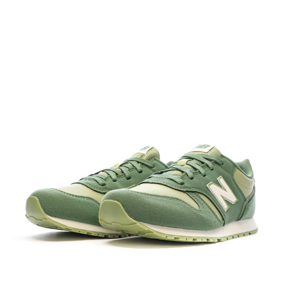 Baskets Vertes Garçon New Balance S224 vue 6