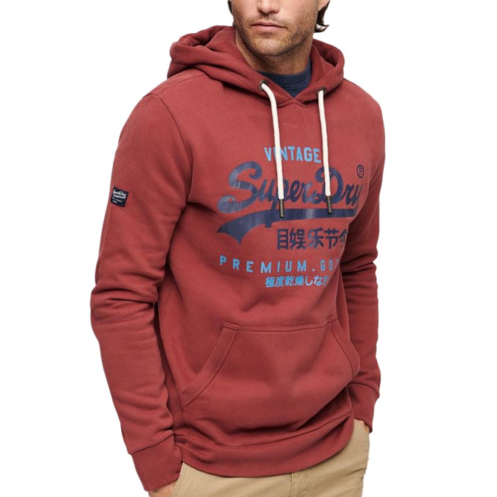 Sweat Bordeaux Homme Superdry M2013126A pas cher