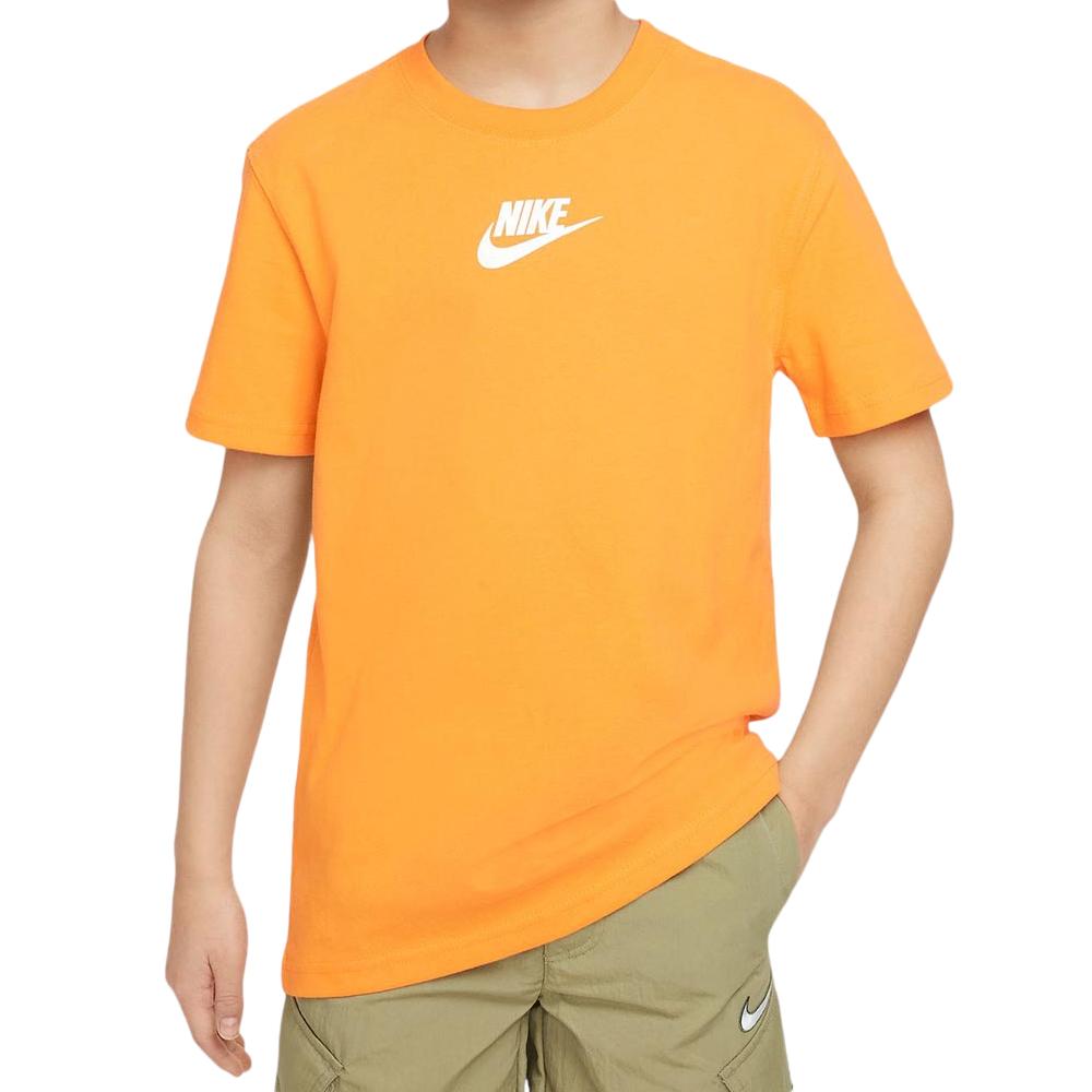 T-shirt Orange Garçon Nike Prem Essntls pas cher