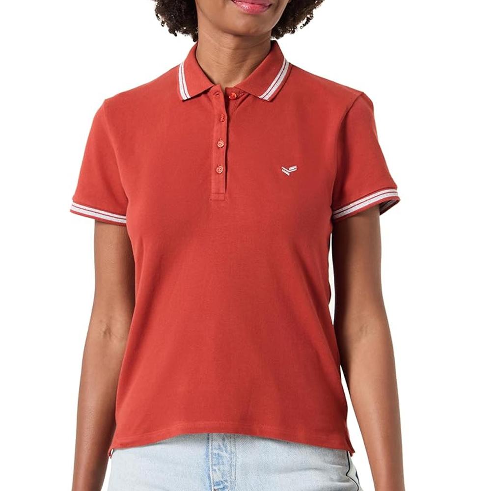 Polo Rouge Femme Kaporal JULE pas cher