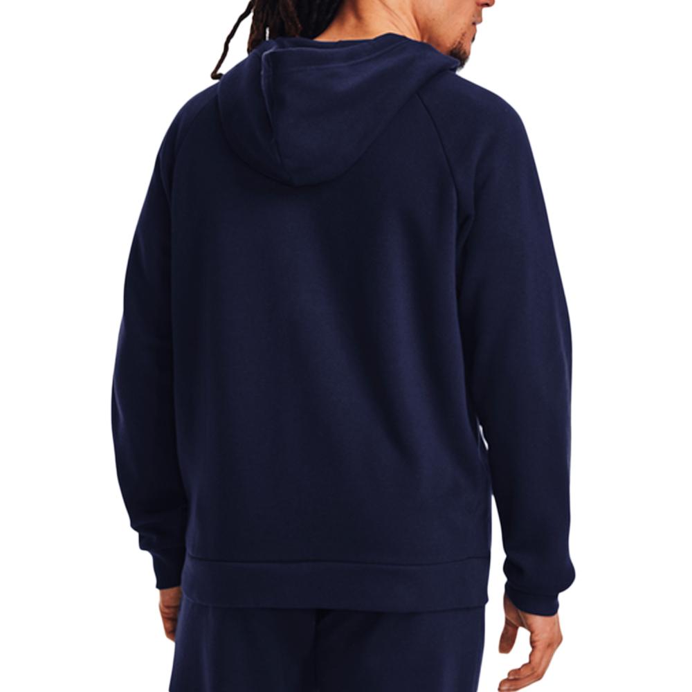 Sweat Bleu Homme Under Armour Rival Fleece vue 2