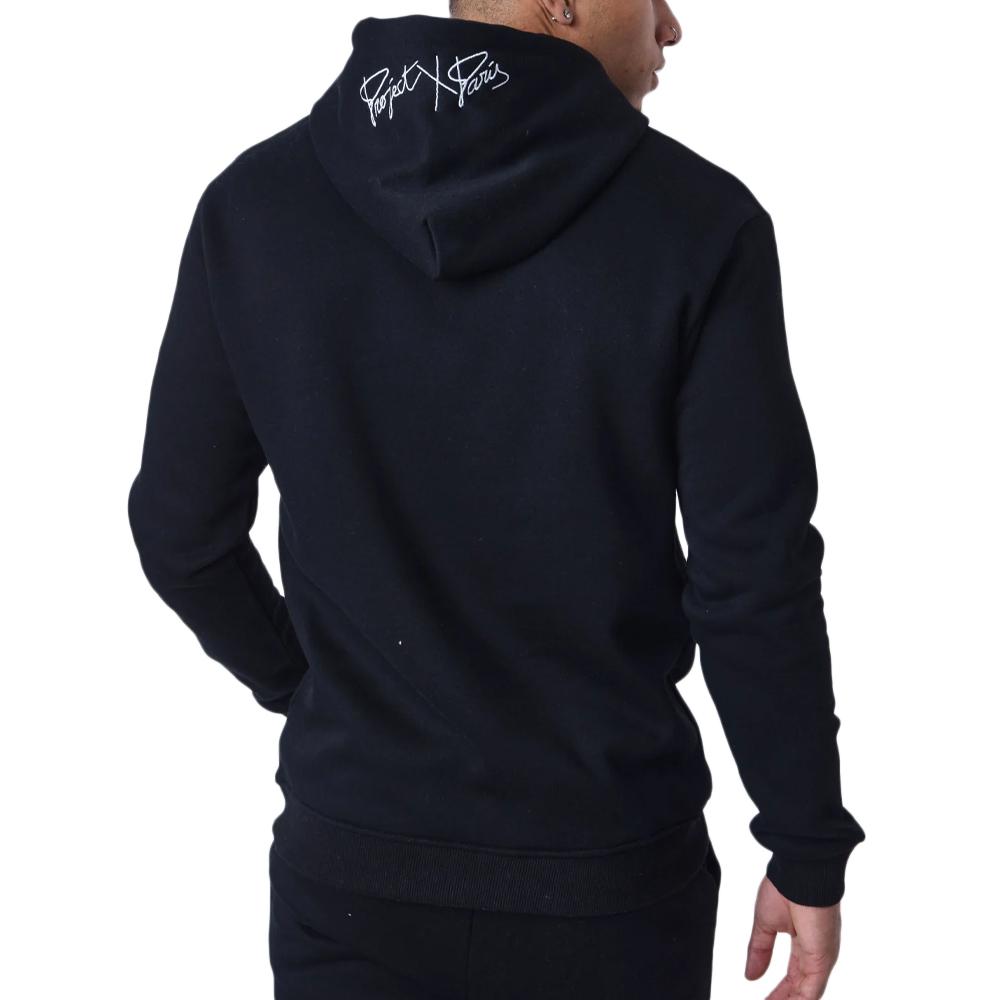 Sweat Noir Homme Project X Paris Basic Full vue 2