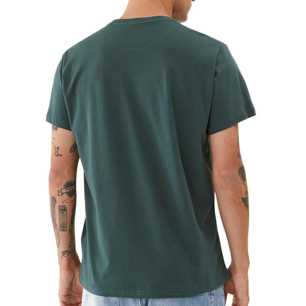 T-shirt Vert Foncé Homme Pepe jeans Eggo N vue 2