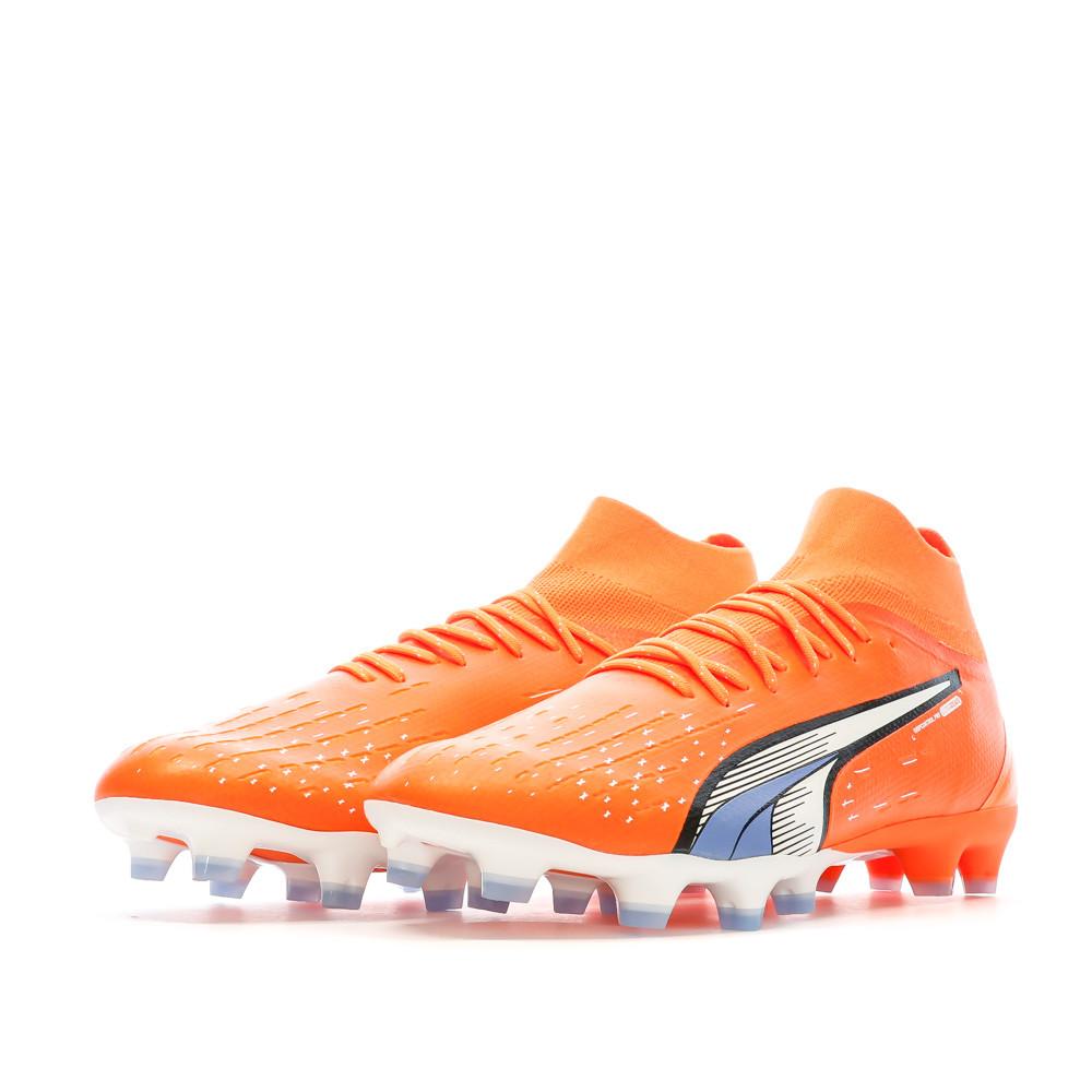 Chaussures de Football Orange Homme Puma Ultra Pro Fg vue 6