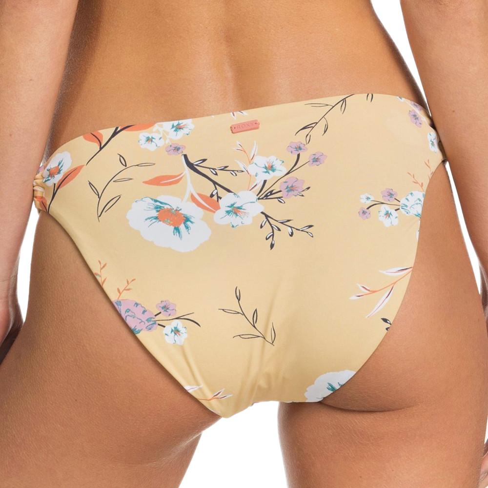 Bas de Bikini Jaune/Fleurs Femme Roxy Lahaina Bay vue 2