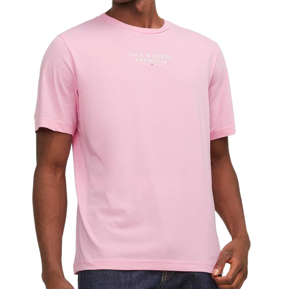 T-shirt Rose Homme Jack & Jones Bluarchie pas cher