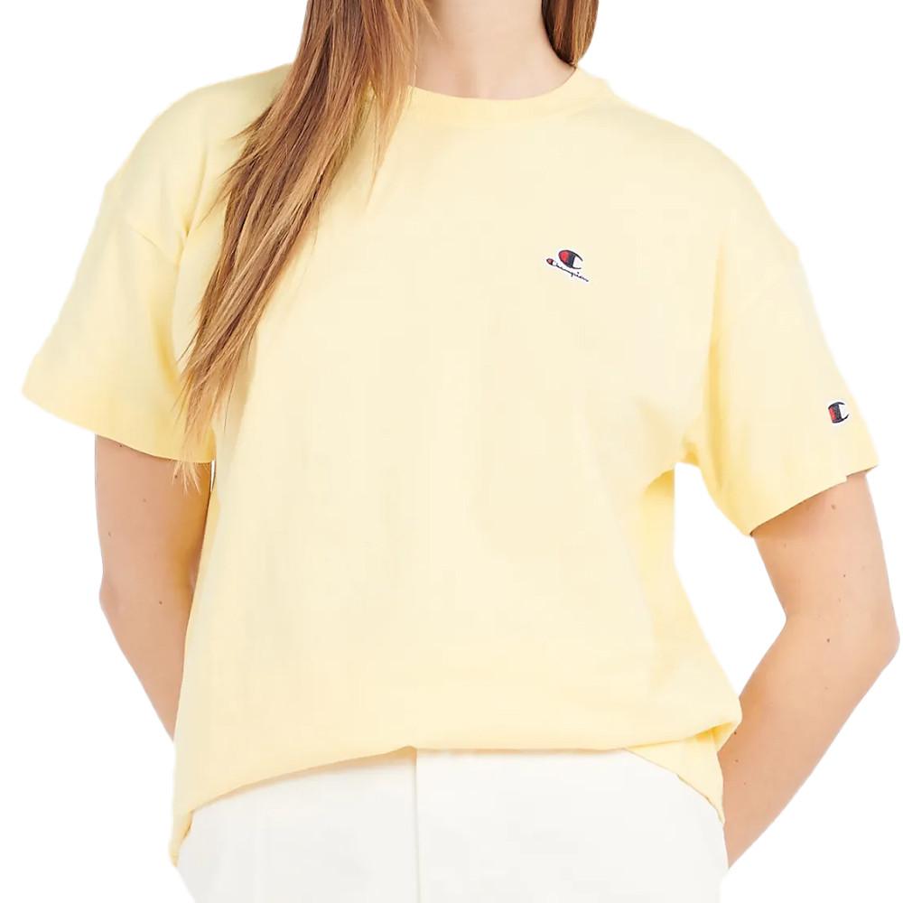 Tee shirt champion femme jaune on sale