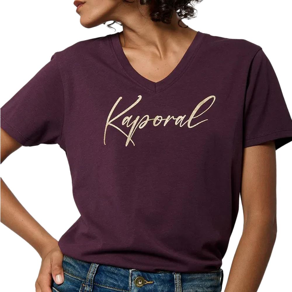 T-shirt Violet Femme Kaporal SIGNE pas cher